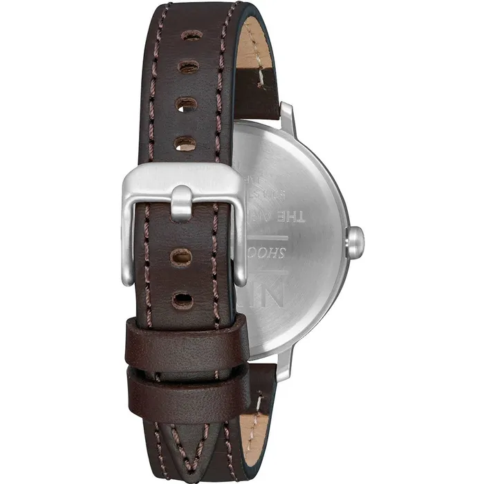 Nixon Womens Quartz Watch Arrow Pink Dial Brown Strap Silver SS Case A10912878 NIXON Watches Nixon Womens Quartz Watch Arrow Pink Dial Brown Strap Silver SS Case A10912878 NIXON Watches