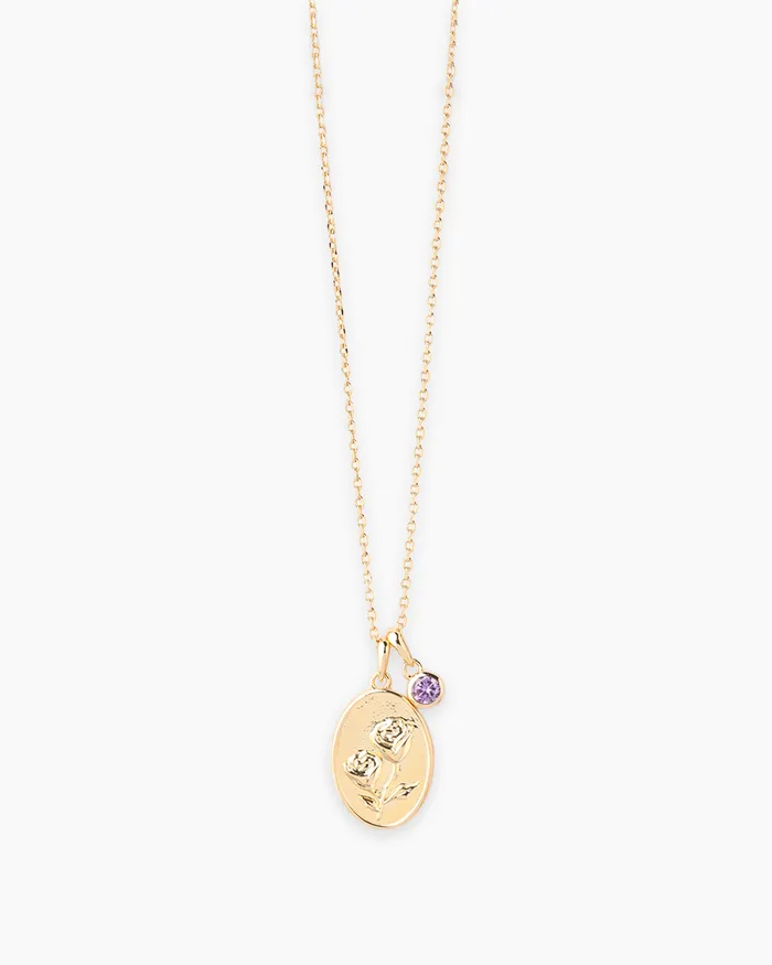 Penny Pairs Necklaces Birth Flower Gold Necklace Penny Pairs Necklaces Birth Flower Gold Necklace