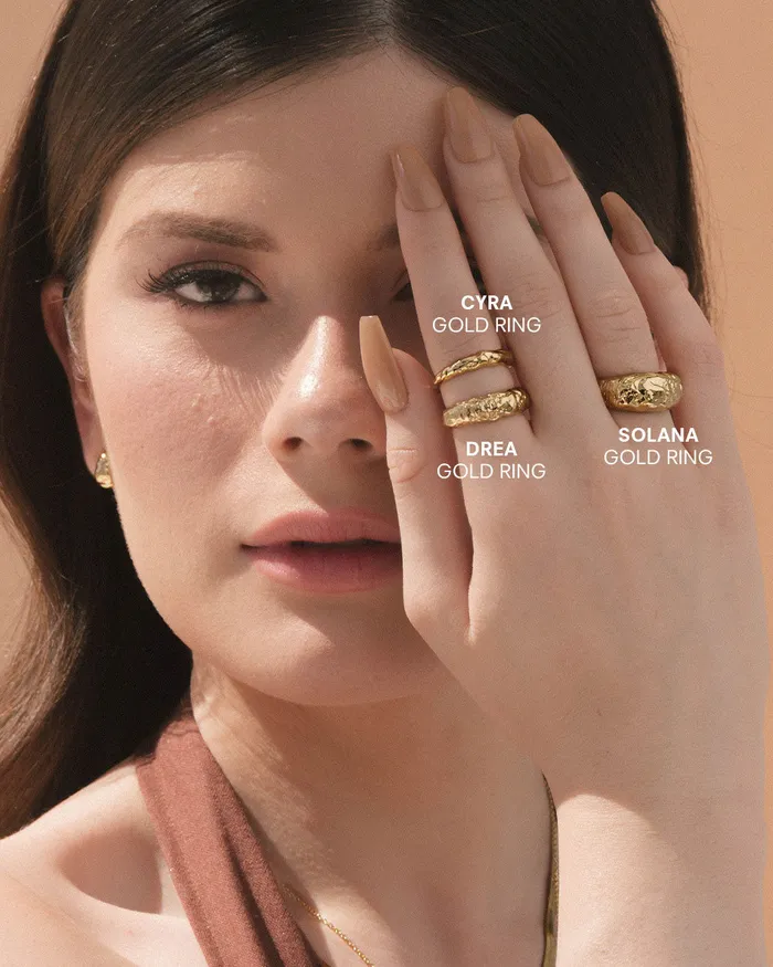 Penny Pairs Rings Drea Gold Ring Penny Pairs Rings Drea Gold Ring