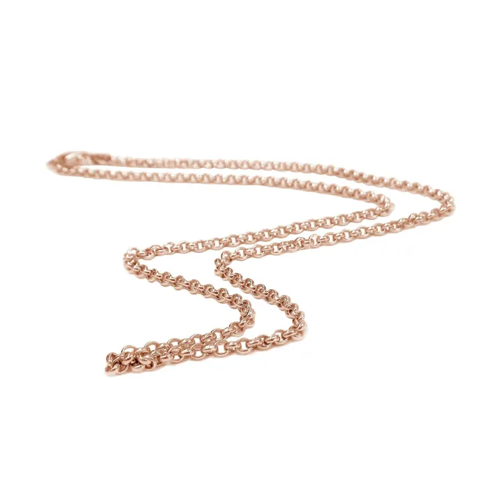 PreStyled Sets Belle Etoile 18K RoseGold Vermeil Thin Rolo Chain Belle Etoile PreStyled Sets Belle Etoile 18K RoseGold Vermeil Thin Rolo Chain Belle Etoile