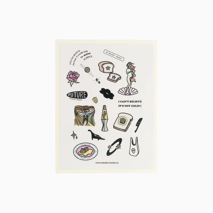 PreStyled Sets ReadyMade 0 Gold Sticker Sheet