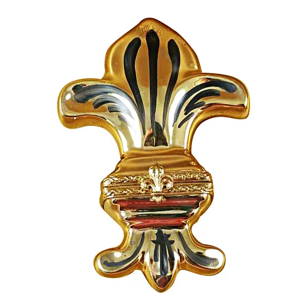 PreStyled Sets Rochard Limoges Rochard Fleur de Lys Gold Limoges Box