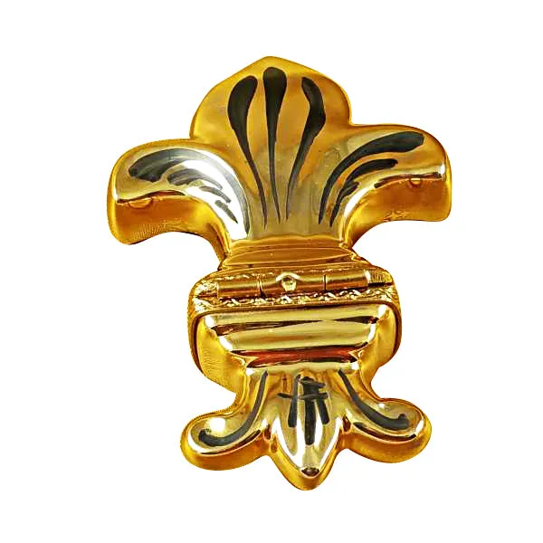 PreStyled Sets Rochard Limoges Rochard Fleur de Lys Gold Limoges Box