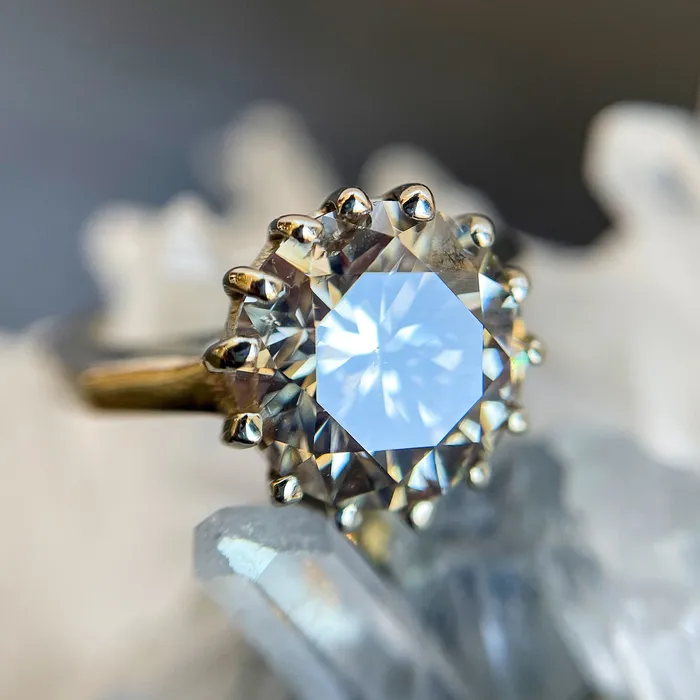 Prong Set Diamond Ring Lauren Wolf Jewelry Rings