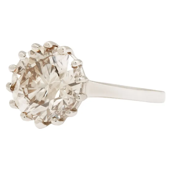 Prong Set Diamond Ring Lauren Wolf Jewelry Rings
