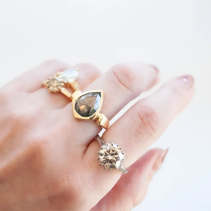 Prong Set Diamond Ring Lauren Wolf Jewelry Rings