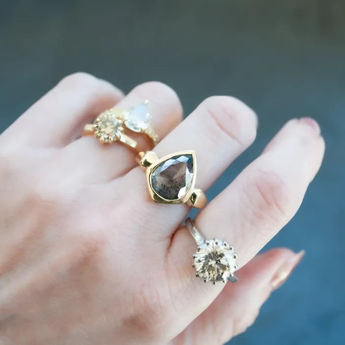 Prong Set Diamond Ring Lauren Wolf Jewelry Rings