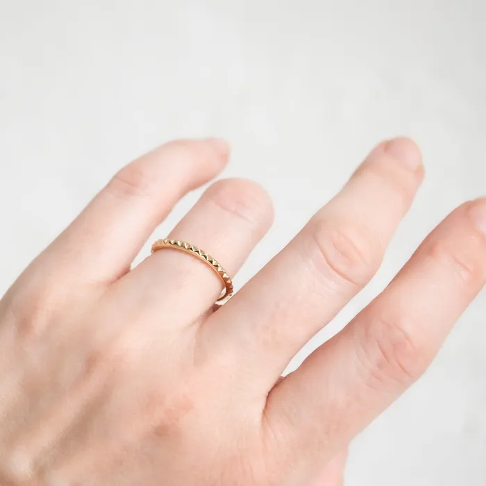 Pyramid Stacking Ring KIMA Fine Jewelry Rings