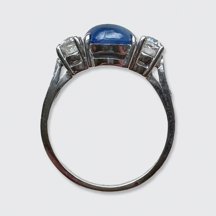 Rings 21stfinds Reserved for A payment 35 Cabochon Sapphire Ring Aquamarine Ring by Mauboussin Copy