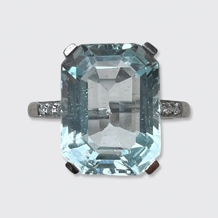 Rings 21stfinds Reserved for A payment 35 Cabochon Sapphire Ring Aquamarine Ring by Mauboussin Copy