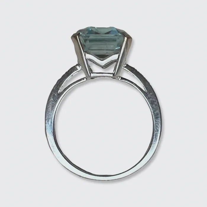 Rings 21stfinds Reserved for A payment 35 Cabochon Sapphire Ring Aquamarine Ring by Mauboussin Copy