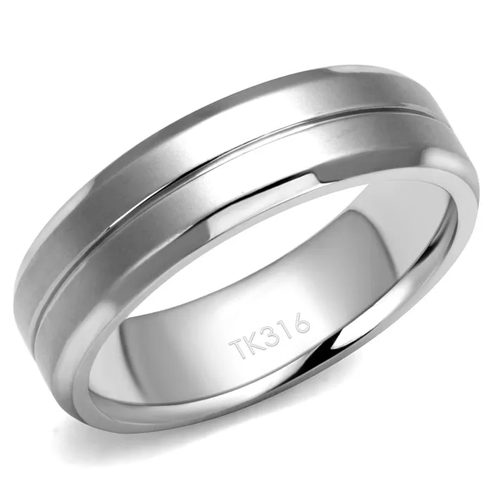 Rings Alamode TK2917 High polished no plating Stainless Steel Ring with No Stone Rings Alamode TK2917 High polished no plating Stainless Steel Ring with No Stone
