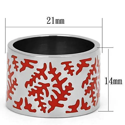 Rings Alamode TK821 High polished no plating Stainless Steel Ring with Epoxy in Siam