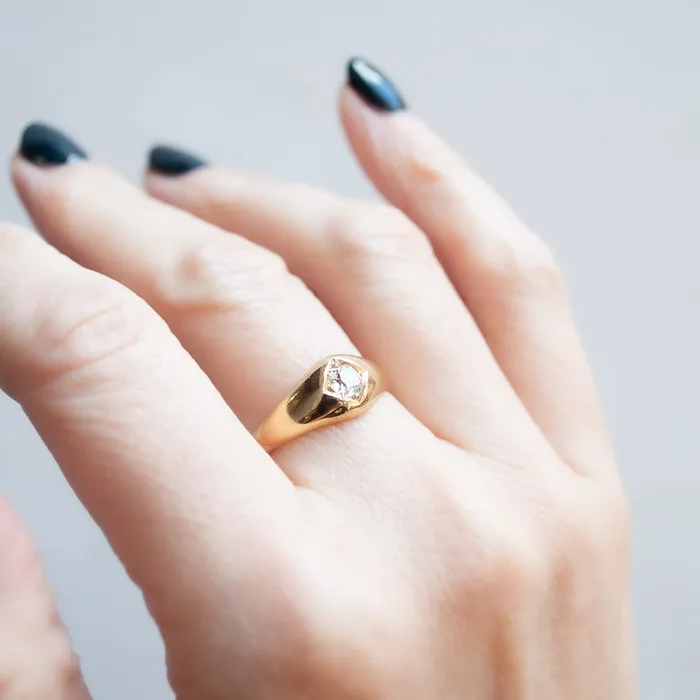 Rings Antique Vintage Jewelry Grand Star Solitaire Ring