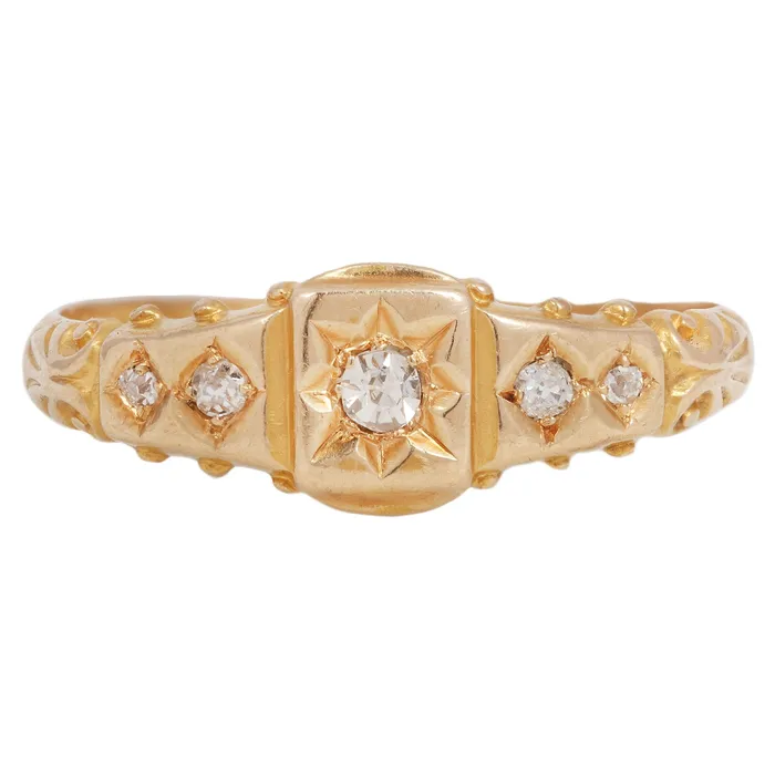 Rings Antique Vintage Jewelry Symphony Diamond Star Ring
