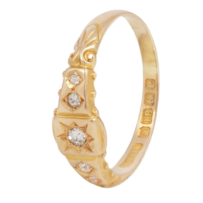 Rings Antique Vintage Jewelry Symphony Diamond Star Ring
