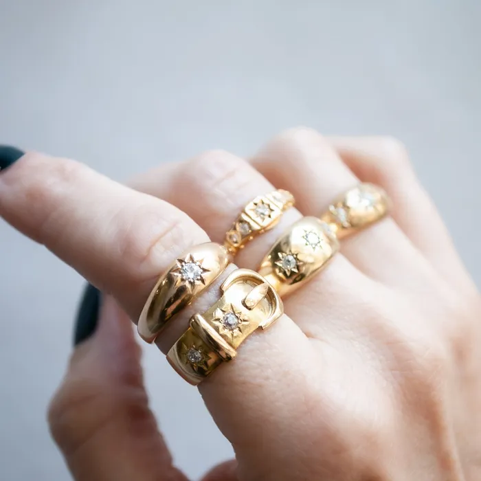Rings Antique Vintage Jewelry Symphony Diamond Star Ring