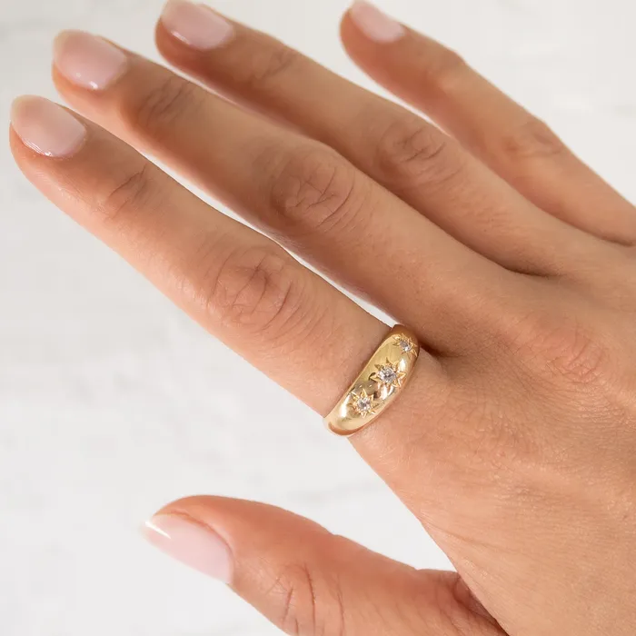 Rings Antique Vintage Jewelry Victorian Diamond Star Ring