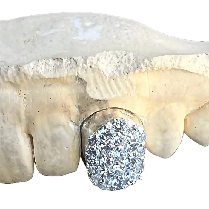 Rings Bling Cartel Admin 925 Sterling Silver CZ Single Cap Iced Bling Out Custom Tooth Rings Bling Cartel Admin 925 Sterling Silver CZ Single Cap Iced Bling Out Custom Tooth