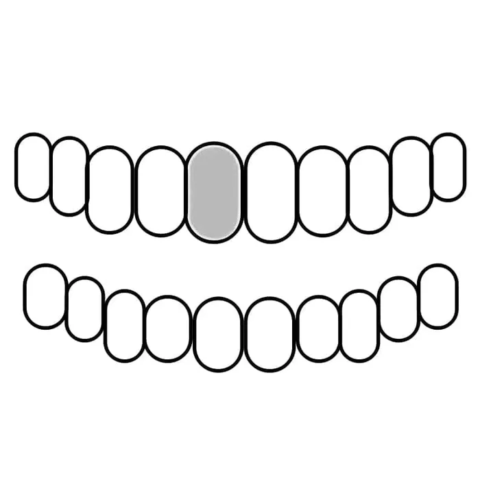 Rings Bling Cartel Admin 925 Sterling Silver CZ Single Cap Iced Bling Out Custom Tooth