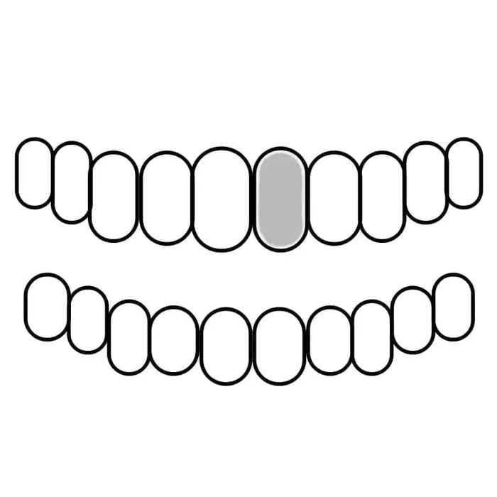 Rings Bling Cartel Admin 925 Sterling Silver CZ Single Cap Iced Bling Out Custom Tooth