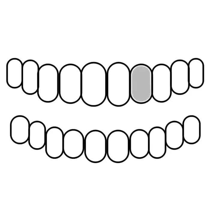 Rings Bling Cartel Admin 925 Sterling Silver CZ Single Cap Iced Bling Out Custom Tooth