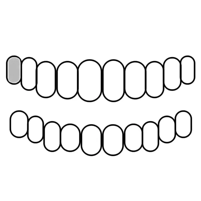 Rings Bling Cartel Admin 925 Sterling Silver CZ Single Cap Iced Bling Out Custom Tooth