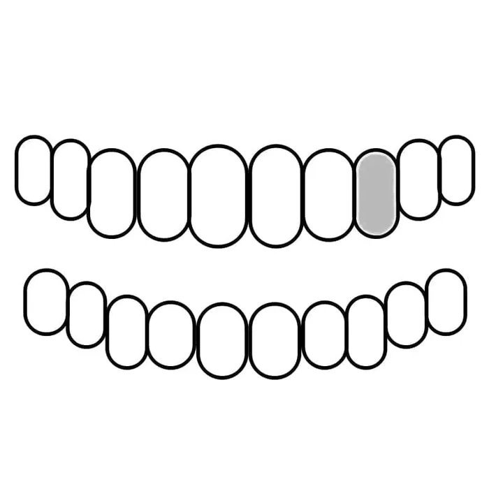 Rings Bling Cartel Admin 925 Sterling Silver CZ Single Cap Iced Bling Out Custom Tooth