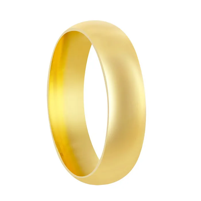 Rings Classic Classic Unisex Gold 6mm Engagement Band Ring GR06