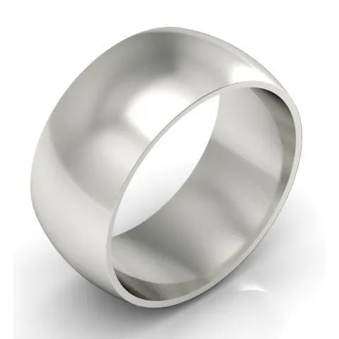 Rings deBebians 10mm Traditional Wedding Ring in 18 Karat Gold