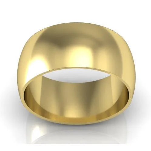 Rings deBebians 10mm Traditional Wedding Ring in 18 Karat Gold