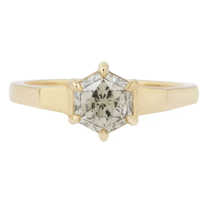 Rings Desert Star Hexagon Ring Lauren Wolf Jewelry
