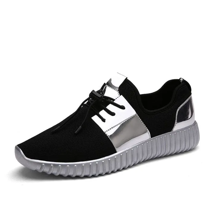 Rings Divine Inspiration Styles VANCAT Mens BlackTone GoldTone SilverTone Metallic Sneaker Shoes