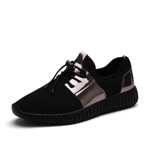 Rings Divine Inspiration Styles VANCAT Mens BlackTone GoldTone SilverTone Metallic Sneaker Shoes