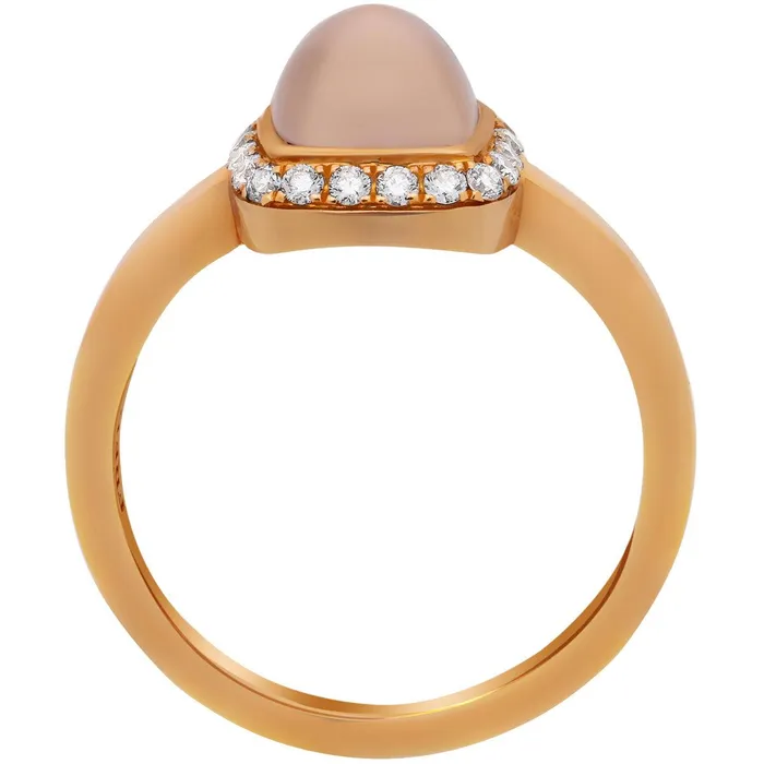 Rings Fred of Paris Fred of Paris Womens Ring Paindesucre Rose Gold Quartz Size 375 4B0685046