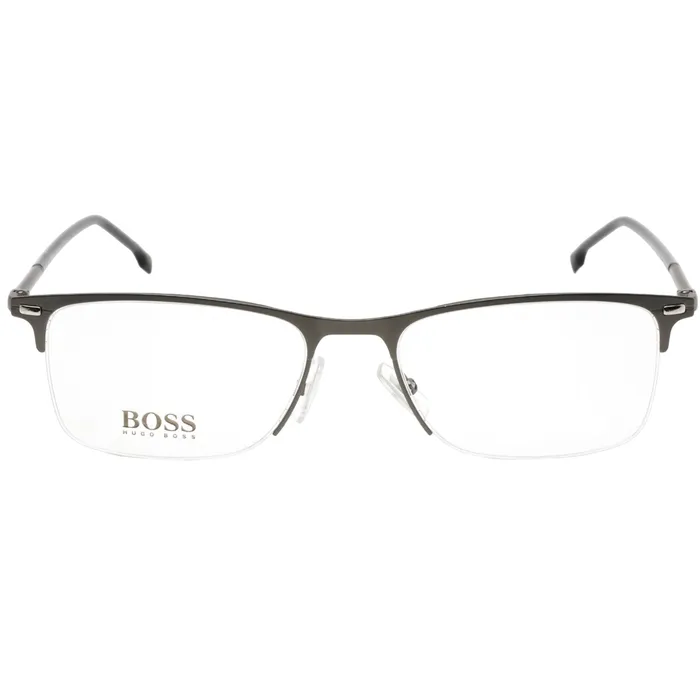 Rings Hugo Boss Mens Eyeglasses Clear Lens Matte Ruthenium Frame BOSS 1230U 0R80 00 Hugo Boss