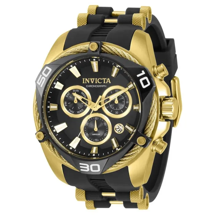 Rings Invicta Invicta Mens Chronograph Watch Bolt Yellow Gold Case Two Tone Strap 31315 Rings Invicta Invicta Mens Chronograph Watch Bolt Yellow Gold Case Two Tone Strap 31315