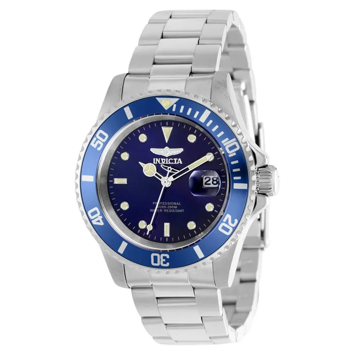 Rings Invicta Mens Quartz Watch Pro Diver Silver Tone and Blue Rotating Bezel 37156 Invicta Rings Invicta Mens Quartz Watch Pro Diver Silver Tone and Blue Rotating Bezel 37156 Invicta