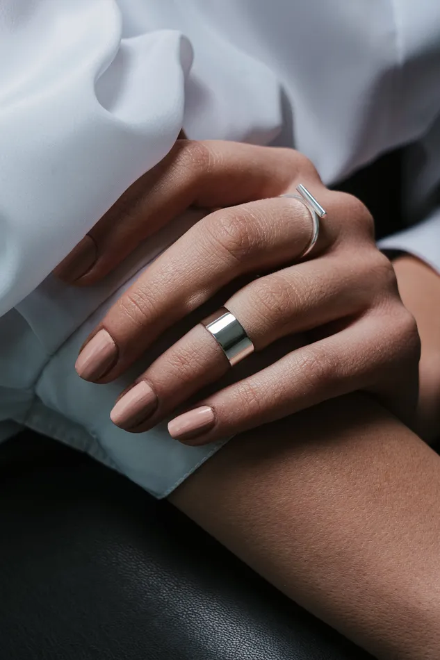 Rings Kty Bar On Top Ring Silver