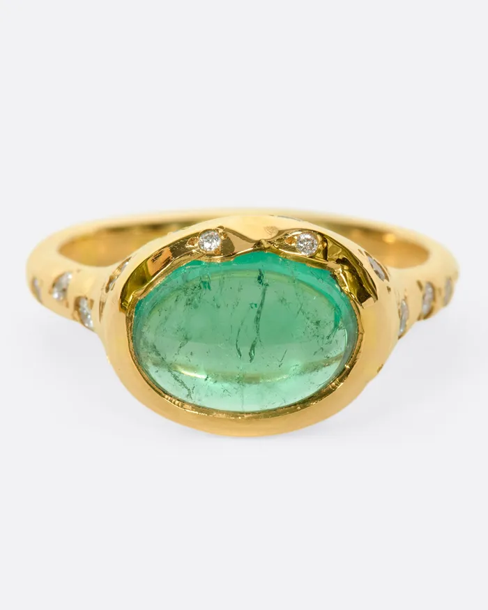 Rings KIMBERLIN BROWN Emerald Orbit Ring