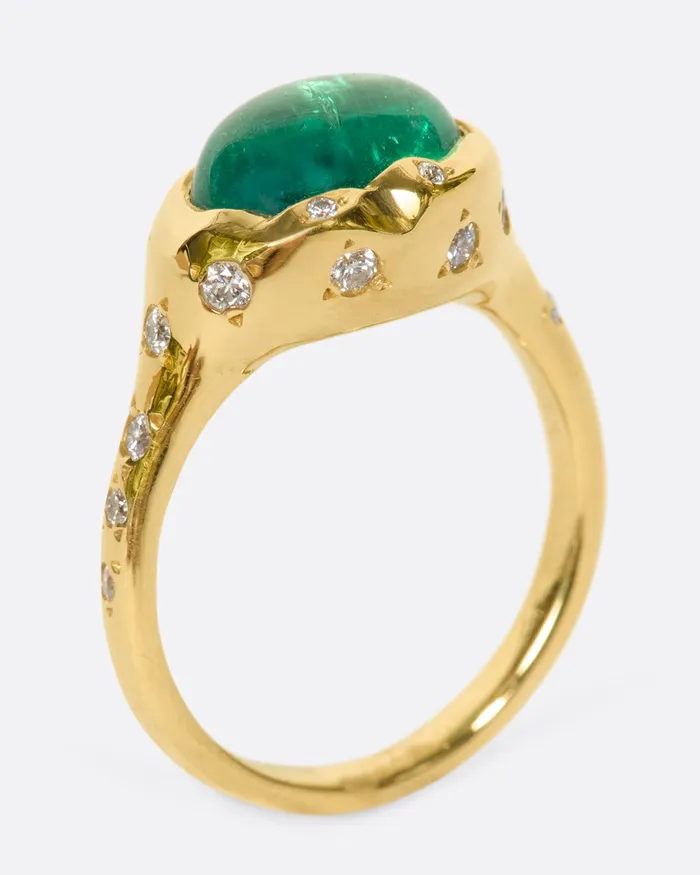 Rings KIMBERLIN BROWN Emerald Orbit Ring