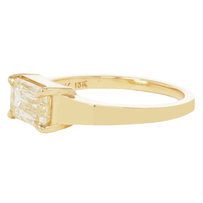 Rings Lauren Wolf Jewelry Radiant Yellow Diamond Ring