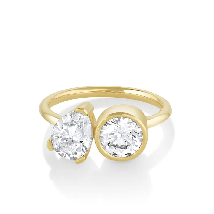 Rings Marrow Fine The Chloe Toi et Moi Engagement Ring