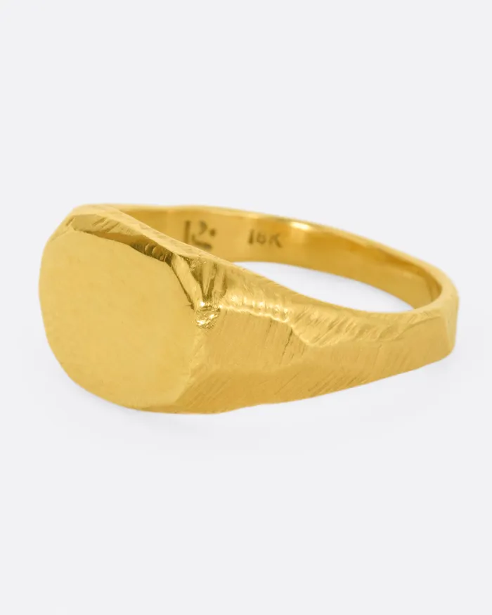 Rings PAGE SARGISSON Hand Carved Signet Ring Rings PAGE SARGISSON Hand Carved Signet Ring