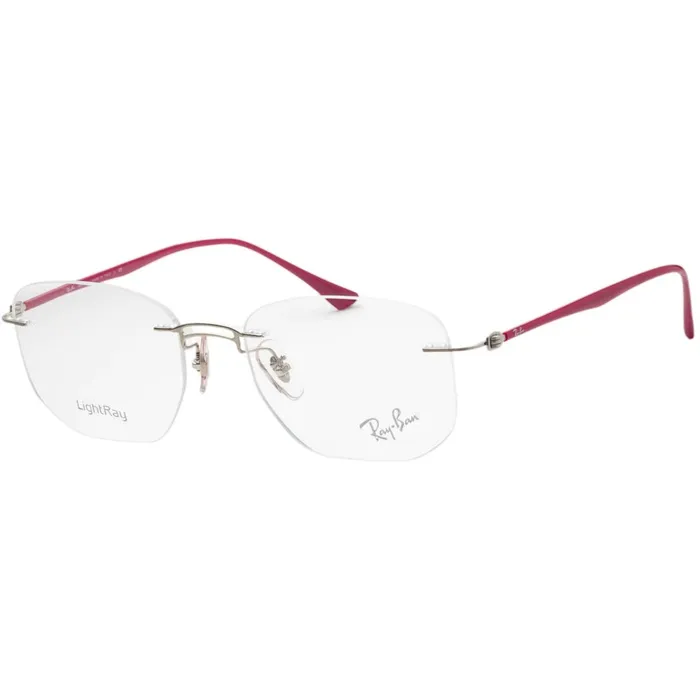Rings Ray Ban Ray Ban Mens Eyeglasses Rimless Silver Metal Rectangular RAY BAN 0RX8757 1195 Rings Ray Ban Ray Ban Mens Eyeglasses Rimless Silver Metal Rectangular RAY BAN 0RX8757 1195