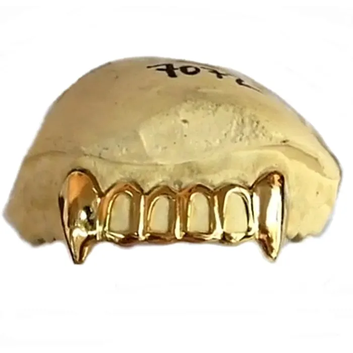 Rings Real 14K Gold FourOpen Face Vampire Fang Custom Grillz Bling Cartel Admin Rings Real 14K Gold FourOpen Face Vampire Fang Custom Grillz Bling Cartel Admin