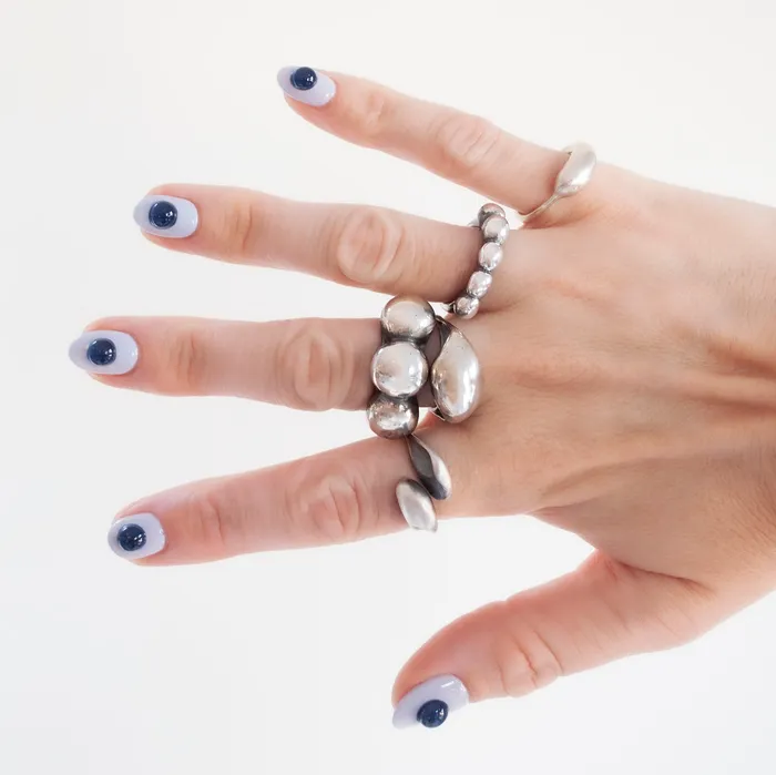 Rings TenThousandThings Double Headed Snake Ring
