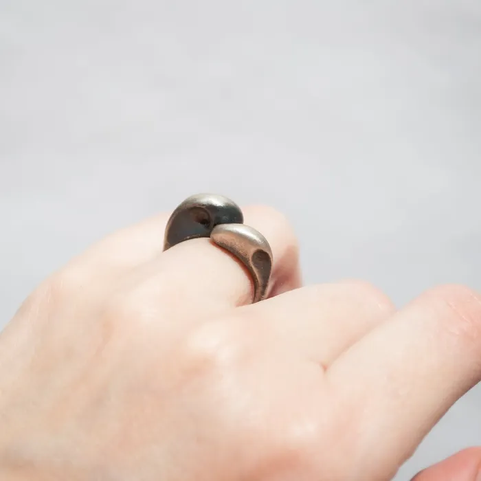 Rings TenThousandThings Double Headed Snake Ring