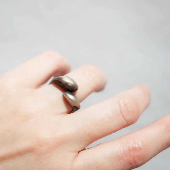 Rings TenThousandThings Double Headed Snake Ring