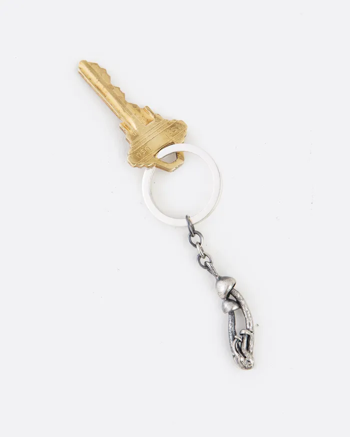 Rings THE ETH JEWELRY Silver Magic Mushroom Keychain